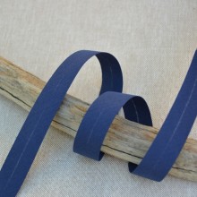 Plain bias tape 20 mm - Navy 23